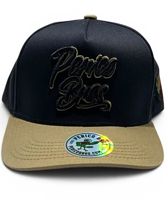 Snapback Perico Bros Azul con Crema