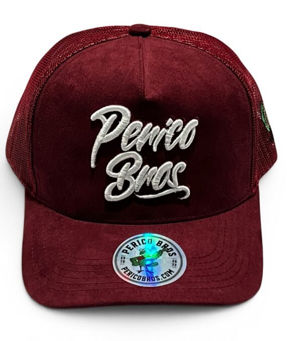 Trucker de Gamuza Guinda Perico Bros