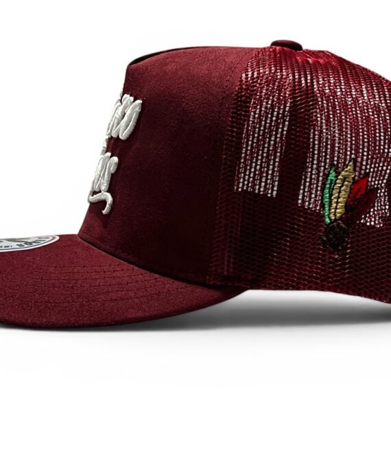 Trucker de Gamuza Guinda Perico Bros