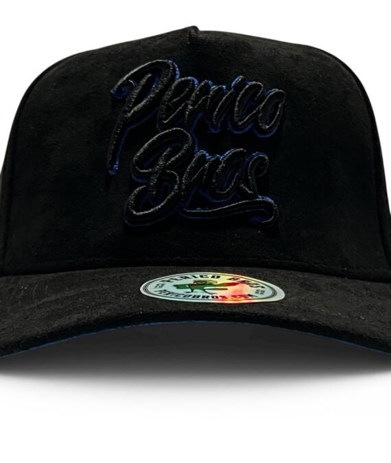 Snapback Full Gamuza Negro Perico Bros