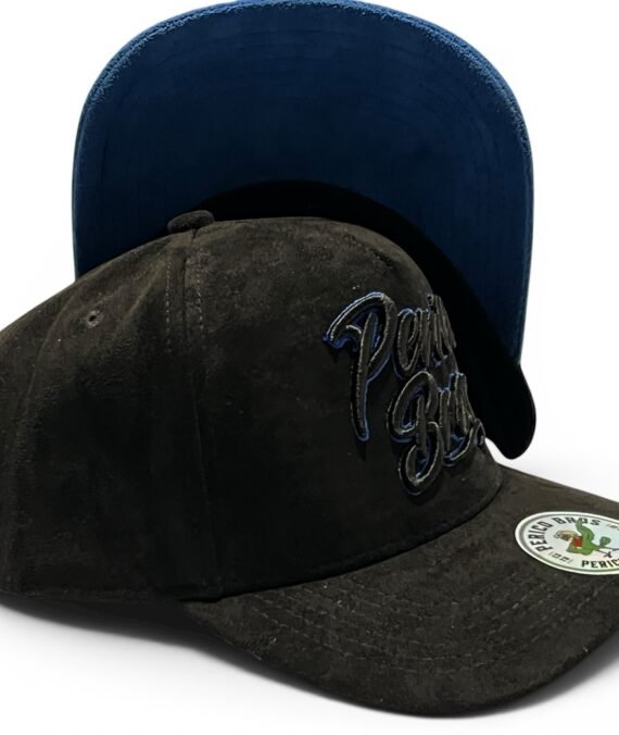 Snapback Full Gamuza Negro Perico Bros